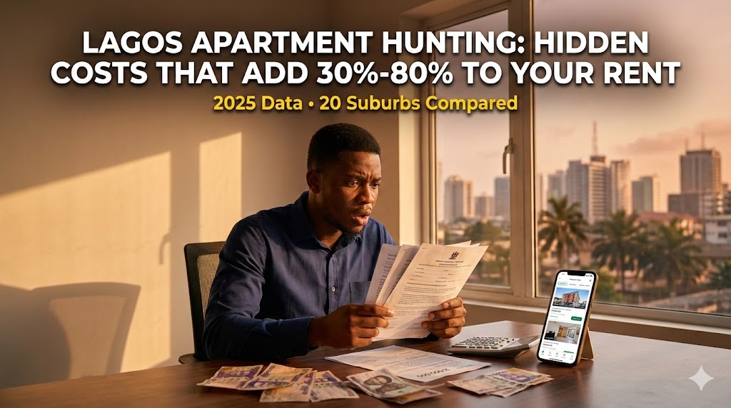 Lagos Apartment Hunting: Hidden Costs That Add 30% to 80% to Your Rent [2025 Data]